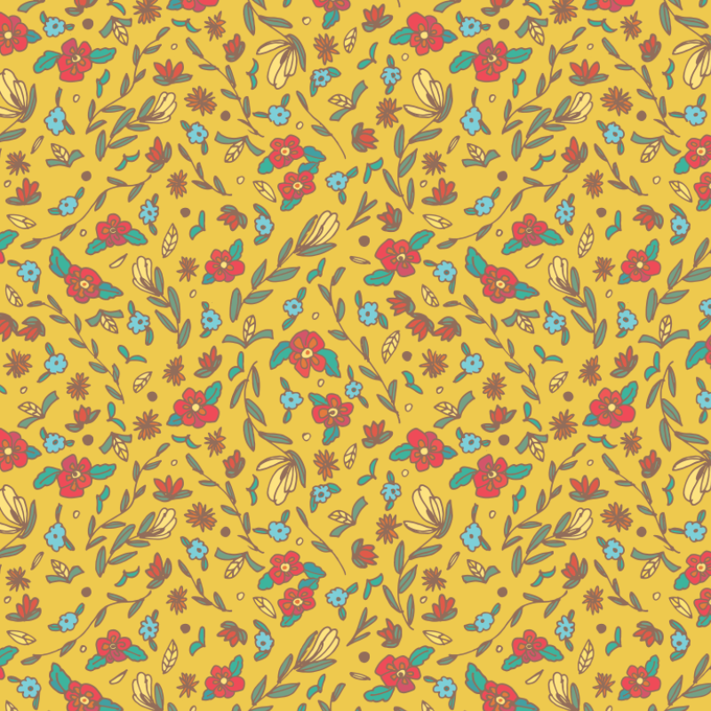 Small Allover Floral Pattern