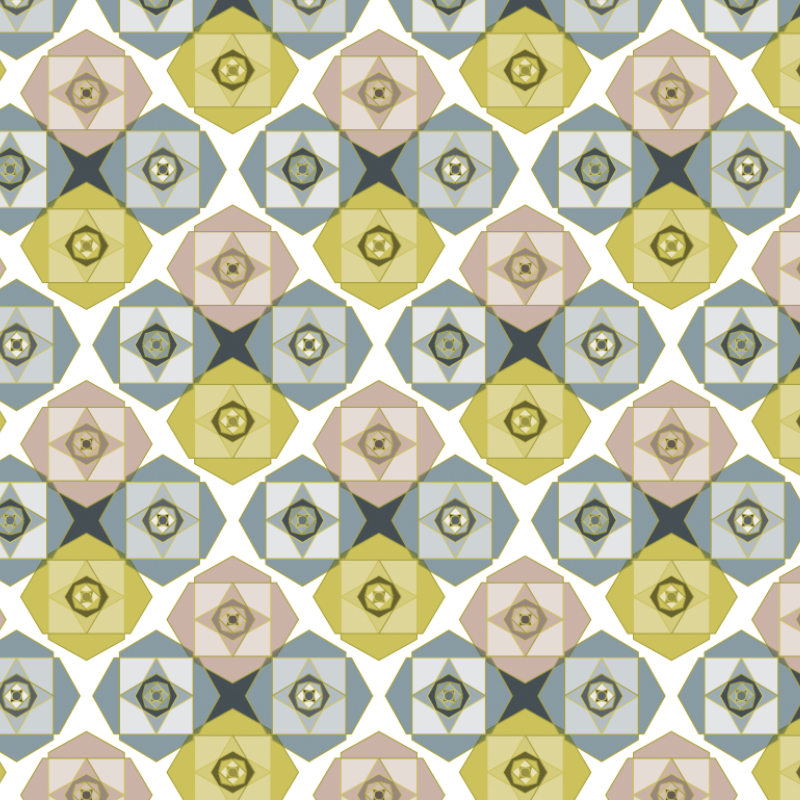 Geometric Floral pattern