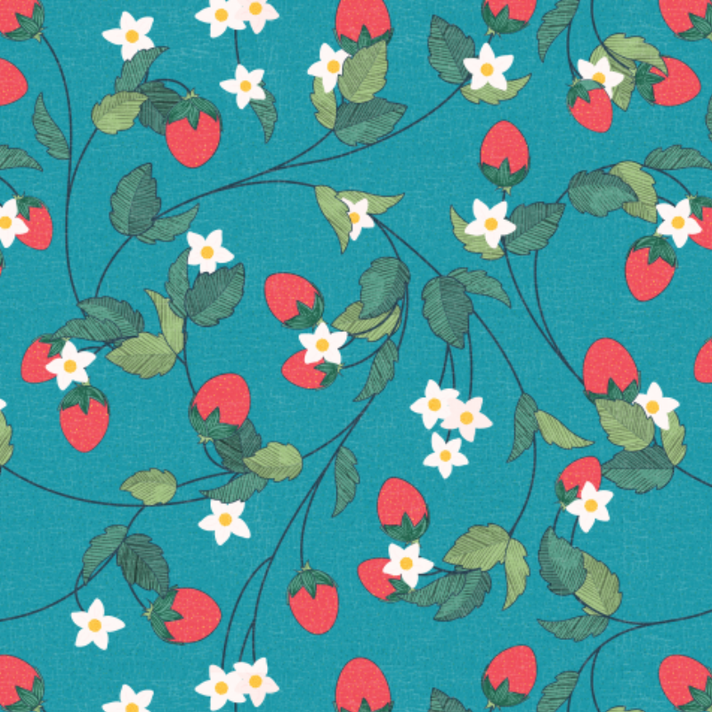 Vintage Strawberry pattern