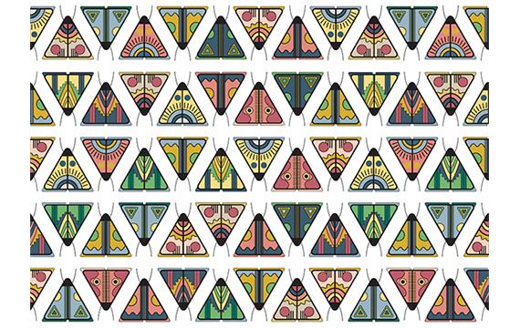 Moth Milieu Pattern